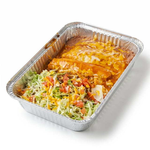 Enchilada, Tamal, Tostada.